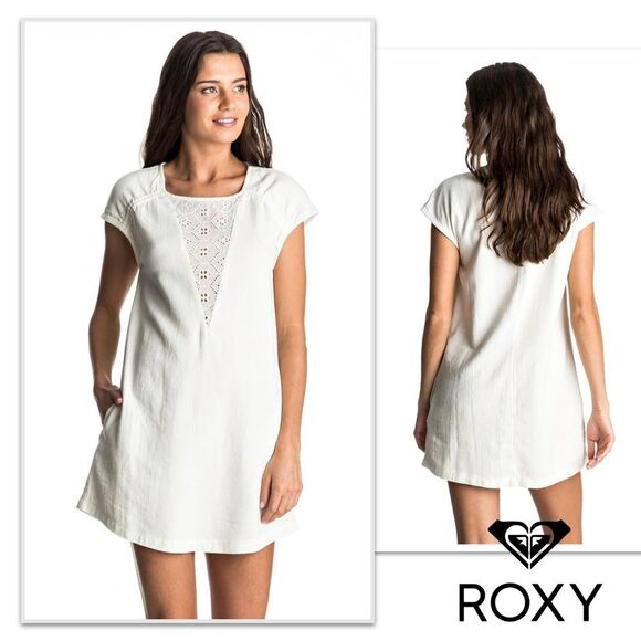 Roxy Bling Bling Marshmellow Woven Dress. Size Extra Small - Picture 1 of 15